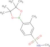 N,3-Dimethyl-4-(4,4,5,5-tetramethyl-1,3,2-dioxaborolan-2-yl)benzenesulfonamide