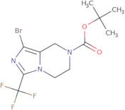 tert-Butyl 1-bromo-3-(trifluoromethyl)-5H,6H,7H,8H-imidazo[1,5-a]pyrazine-7-carboxylate