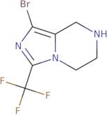 1-Bromo-3-(trifluoromethyl)-5,6,7,8-tetrahydroimidazo[1,5-a]pyrazine