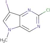 2-Chloro-7-iodo-5-methyl-5H-pyrrolo[3,2-d]pyrimidine