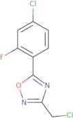 5-(4-Chloro-2-fluorophenyl)-3-(chloromethyl)-1,2,4-oxadiazole