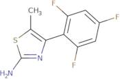 5-Methyl-4-(2,4,6-trifluorophenyl)-1,3-thiazol-2-amine