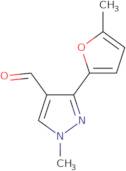 1-Methyl-3-(5-methylfuran-2-yl)-1H-pyrazole-4-carbaldehyde