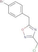 5-[(4-Bromophenyl)methyl]-3-(chloromethyl)-1,2,4-oxadiazole