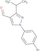 1-(4-Bromophenyl)-3-(propan-2-yl)-1H-pyrazole-4-carbaldehyde