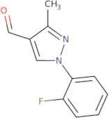 1-(2-Fluorophenyl)-3-methylpyrazole-4-carbaldehyde