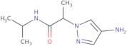 2-(4-Aminopyrazol-1-yl)-N-propan-2-ylpropanamide