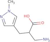 3-Amino-2-[(1-methyl-1H-pyrazol-4-yl)methyl]propanoic acid