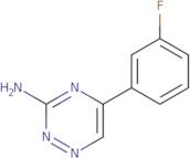 5-(3-Fluorophenyl)-1,2,4-triazin-3-amine
