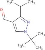 1-tert-Butyl-3-(propan-2-yl)-1H-pyrazole-4-carbaldehyde
