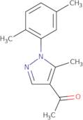 1-[1-(2,5-Dimethylphenyl)-5-methyl-1H-pyrazol-4-yl]ethan-1-one