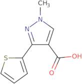 1-Methyl-3-(thiophen-2-yl)-1H-pyrazole-4-carboxylic acid