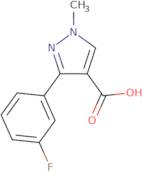 3-(3-Fluorophenyl)-1-methyl-1H-pyrazole-4-carboxylic acid