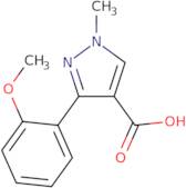 3-(2-Methoxyphenyl)-1-methyl-1H-pyrazole-4-carboxylic acid