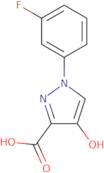 1-(3-Fluorophenyl)-4-hydroxy-1H-pyrazole-3-carboxylic acid