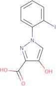 4-Hydroxy-1-(2-iodophenyl)-1H-pyrazole-3-carboxylic acid