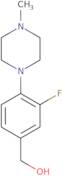 [3-Fluoro-4-(4-methylpiperazin-1-yl)phenyl]methanol