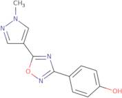 4-[5-(1-Methyl-1H-pyrazol-4-yl)-1,2,4-oxadiazol-3-yl]phenol