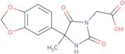 2-[4-(1,3-Dioxaindan-5-yl)-4-methyl-2,5-dioxoimidazolidin-1-yl]acetic acid