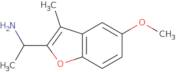 1-(5-Methoxy-3-methyl-1-benzofuran-2-yl)ethan-1-amine