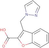 3-(1H-Pyrazol-1-ylmethyl)-1-benzofuran-2-carboxylic acid