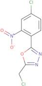 2-(4-Chloro-2-nitrophenyl)-5-(chloromethyl)-1,3,4-oxadiazole
