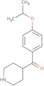 (4-Isopropoxyphenyl)(piperidin-4-yl)methanone