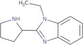1-Ethyl-2-(pyrrolidin-2-yl)-1H-1,3-benzodiazole