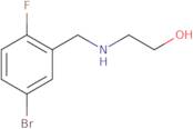 2-{[(5-Bromo-2-fluorophenyl)methyl]amino}ethan-1-ol