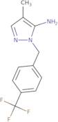 4-Methyl-1-[4-(trifluoromethyl)benzyl]-1H-pyrazol-5-amine