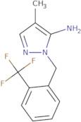 4-Methyl-1-[2-(trifluoromethyl)benzyl]-1H-pyrazol-5-amine