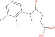 1-(3-Chloro-2-fluorophenyl)-5-oxo-pyrrolidine-3-carboxylic acid