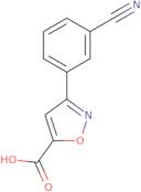 3-(3-Cyanophenyl)-1,2-oxazole-5-carboxylic acid