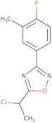 5-(1-Chloroethyl)-3-(4-fluoro-3-methylphenyl)-1,2,4-oxadiazole