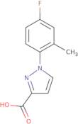 1-(4-Fluoro-2-methylphenyl)-1H-pyrazole-3-carboxylic acid