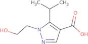 1-(2-Hydroxyethyl)-5-(propan-2-yl)-1H-pyrazole-4-carboxylic acid