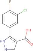 3-(3-Chloro-4-fluorophenyl)-1H-pyrazole-4-carboxylic acid