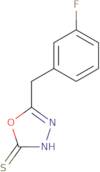 5-[(3-Fluorophenyl)methyl]-1,3,4-oxadiazole-2-thiol