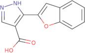 3-(1-Benzofuran-2-yl)-1H-pyrazole-4-carboxylic acid