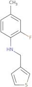 2-Fluoro-4-methyl-N-(thiophen-3-ylmethyl)aniline