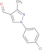 1-(4-Chlorophenyl)-3-methyl-1H-pyrazole-4-carbaldehyde