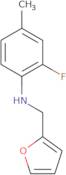 2-Fluoro-N-(furan-2-ylmethyl)-4-methylaniline