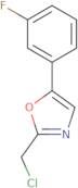 2-(Chloromethyl)-5-(3-fluorophenyl)-1,3-oxazole