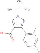 1-tert-Butyl-3-(2,4-difluorophenyl)-1H-pyrazole-4-carboxylic acid