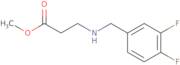 Methyl 3-{[(3,4-difluorophenyl)methyl]amino}propanoate