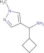 Cyclobutyl(1-methyl-1H-pyrazol-4-yl)methanamine