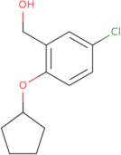 [5-Chloro-2-(cyclopentyloxy)phenyl]methanol