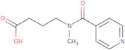 4-[N-Methyl-1-(pyridin-4-yl)formamido]butanoic acid