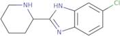 5-Chloro-2-(piperidin-2-yl)-1H-1,3-benzodiazole