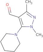 1,3-Dimethyl-5-piperidin-1-ylpyrazole-4-carbaldehyde